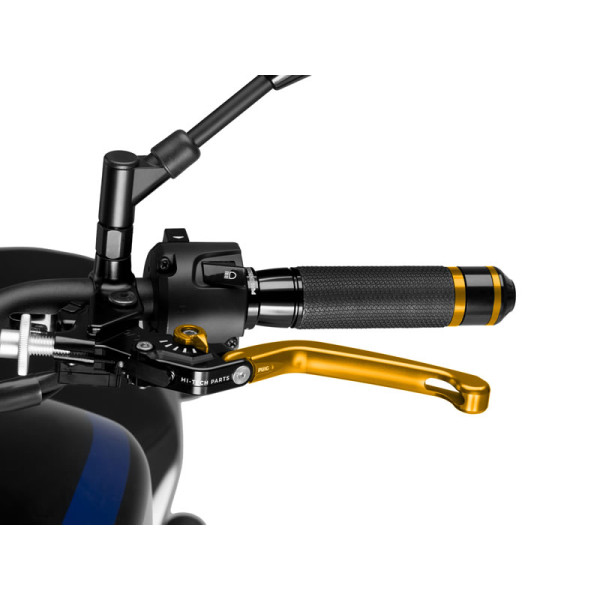 Puig Folding V3 Clutch (Gold Lever With Blue Selector) Gold